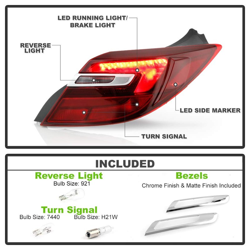 ACANII - For 2014 2015 2016 2017 Buick Regal LED