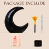 ZenBless Moon Versatile Ceramic Backflow Incense Holder and Burner Waterfall,for