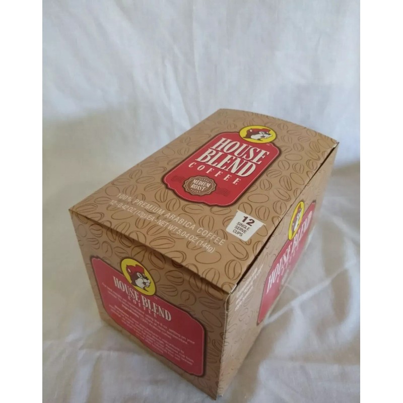 Buc-ee's House Blend Medium Roast Premium Arabica Coffee K-Cups 12.