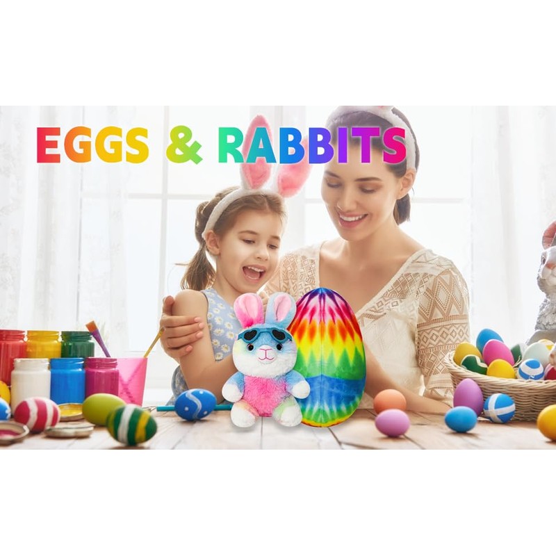 GYNAKJ Easter Bunny Egg Plush