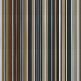 Pillow Perfect Stripe Throw Pillow, Lumbar - 11.5" x 18.5", Black Multi Labrisa Rattan 2 Count