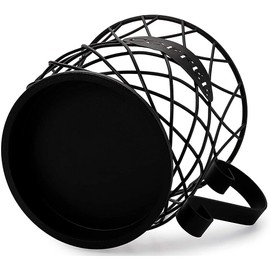 Coffee Capsule Basket, Coffee Pod Holder Basket, Coffee Capsule Storage Basket, Coffee Basket, Coffee Pod Stand, Holder for Coffee Capsules, for Storing Coffee Capsules and Fruits, Black (A)