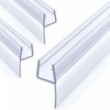 Yecaye 3 Pack Shower Door Seal,Shower Door Sweep,Frameless Glass Seal