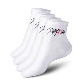 X9H8N9 2 Pairs Stray Socks Unisex Ankle Athletic Skz Socks Stay Fans Gifts Merch for Girls Men's and Women's