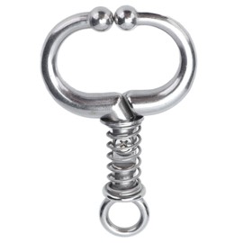 Cattle Nose Clip, Lightweight Anti-Corrosion Spring Stainless Steel for Agriculture (Petit W Spring Bull Nose Ring)