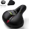 OSIGEI Bicycle Saddle, Gel Bicycle Seat, Wide, Soft, Comfortable, Breathable,