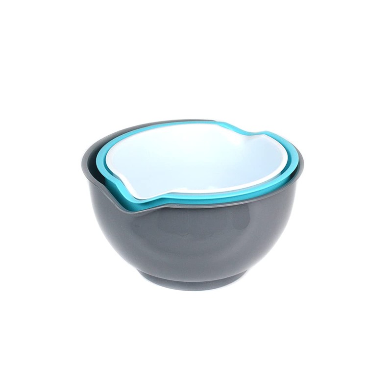 3 Piece Mixing Bowl Set Kitchen Non Slip Baking Serving