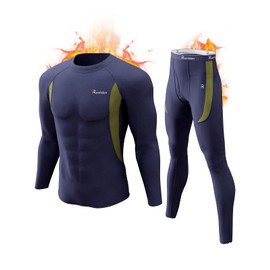 Thermal Underwear for Men, Long Johns for Men Sport Top Bottoms Set Thermo Base Layer for Winter