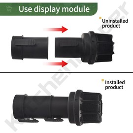 VT2525 & WS25025A 2.5 Inch Muffler/Diffuser Accessory for Ridgid Wet/Dry Vacuums, Fits Most Vacs With A Standard 2-1/2" Exhaust Port, To Reduce Blowing Dust and Debris