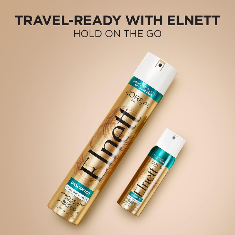 L'Oreal Paris Hair Care Elnett Satin Extra Strong Hold Hairspray,