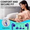 Wireless Earbuds, Bluetooth Headphones 5.3 HiFi Stereo, Wireless Earphones with