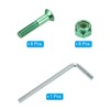 PATIKIL Skateboard Hardware Kit, 1" Mounting Screws Hex Head Bolts