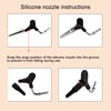 Coffee Machine Steam Nozzle Silicone Milk Foam Nozzle Replacement for
