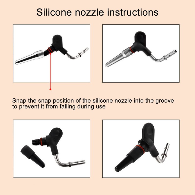 Coffee Machine Steam Nozzle Silicone Milk Foam Nozzle Replacement for
