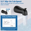 Airuida Bathtub Shower Faucet Set with Tub Spout Faucet Kit