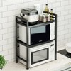 DOLALIKE Microwave Oven Rack, Expandable Microwave Stand Countertop Kitchen Utensils
