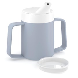 JFA Supplies JFA Supplies 2 Handles 165ml Grey Adult Drinking Mug/Drinking Cup/Sippy Cup/Non Spill Cup