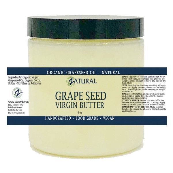 GrapeSeed Butter-Food Grade_100% Pure Ingredients_0 Fillers and 0 Artificial Ingredients (2 Pack)