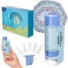 QUNSE Mini Children's Pocket Microscope for Children 60 x 120