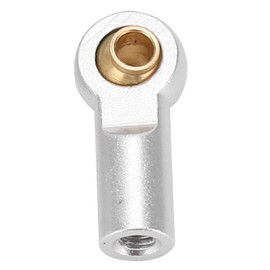 Pack of 10 RC Joint Heads, M3 RC Link Tie Rod End Ball Joint Head Connecting End Aluminium Upgrade Accessories Compatible with AXIAL SCX10 1/10 RC Car (Silver)