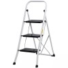 Segawe 3 Step Ladder Lightweight Folding Step Stool with Wide