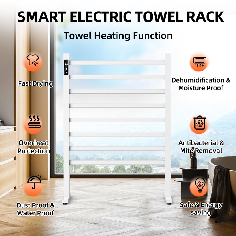 Towel Warmers for Bathroom, Heated Towel Racks for Bathroom, with