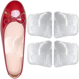 Arch Support Insole, Unisex, Arch Support, 2 Levels of Height Adjustment, Gel Cushion, Flat Feet, Sole Support (Transparent, 0.6 inches (14 mm))