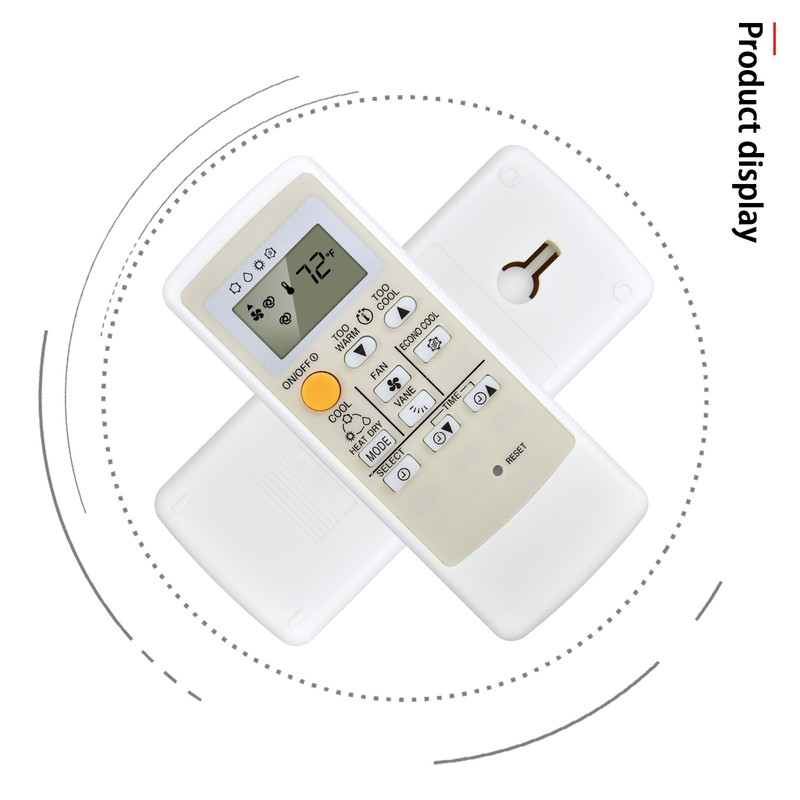 RETROSUN Replacement Air Conditioner Remote Control Compatible with Mitsubishi Electric