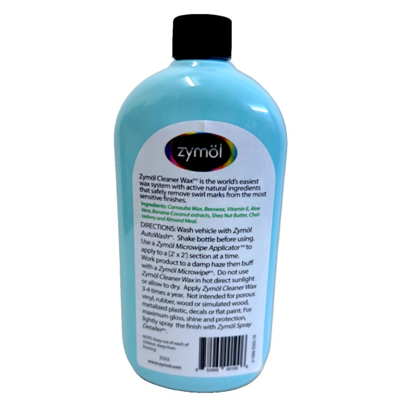 Zymol Cleaner Wax SiO2 Car Polish & Protection Non-Solvent Formula