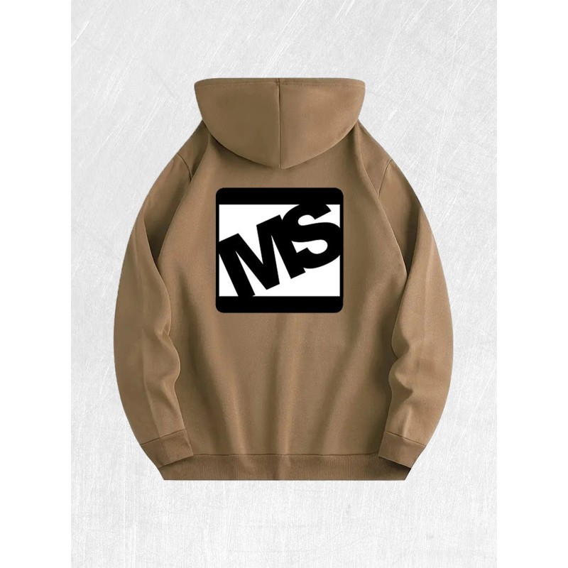 MS Logo Graphic Hoodie 100% Cotton US Warehouse 7 ColorsColor: