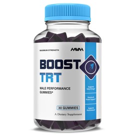 Boost TRT Maximum Strength Performance Gummies BoostTRT Gummy Supplement, Boost TRT Maximum Strength Advanced Shilajit Multivitamin Supplement, BoostTRT Health Gummies (1 Month Supply)
