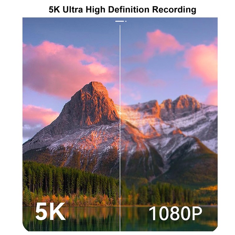 5K Digital Camera, 75MP UHD WiFi Autofocus 18X Digital Zoom
