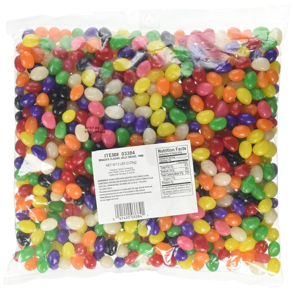 Brach's Classic Jelly Beans, 80 Ounce Bulk Candy Bag