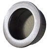 Universal Hardware Finger Pull Handle Recessed Satin Chrome Edge Flush