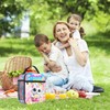 TREKTOTS Cat Insulated Lunch Bag for Girls Ages 6-8, Large