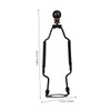 Operitacx 2 Piece Lampshade Holder Robust Lamps Harp for Table