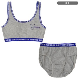 Pokémon Pair Inner Pat, Girls, Stretch, gray