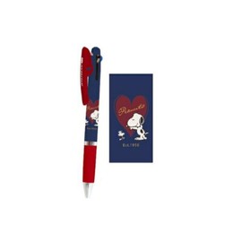 Kami 304684 [Made in Japan] [Snoopy] [SNOOPY] Jetstream 3 Color Ballpoint Pen [0.5 mm] [Heart] [Peanuts] [Woodstock] [Snoopy] [Ballpoint P] [Writing Instruments] [Stationery] [School] [Study]