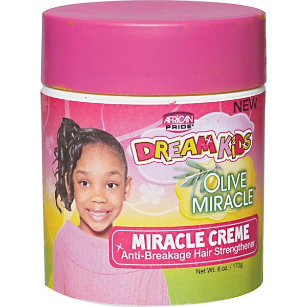 African Pride Dream Kids Olive Miracle Miracle Creme 6 Ounce (177ml) (476073)