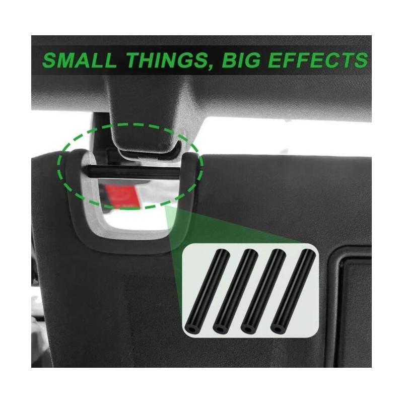 ROMASO 4Pcs Sun Visor Repair Kit for 2007-2017 JEEP WRANGLER