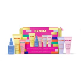 BYOMA Mini Heroes Set de Introducción con Neceser, Kit de 5 Productos de Cuidado Facial