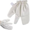 Guantes de Seda Cruda Garshana para Masaje Ayurvédico y Exfoliación
