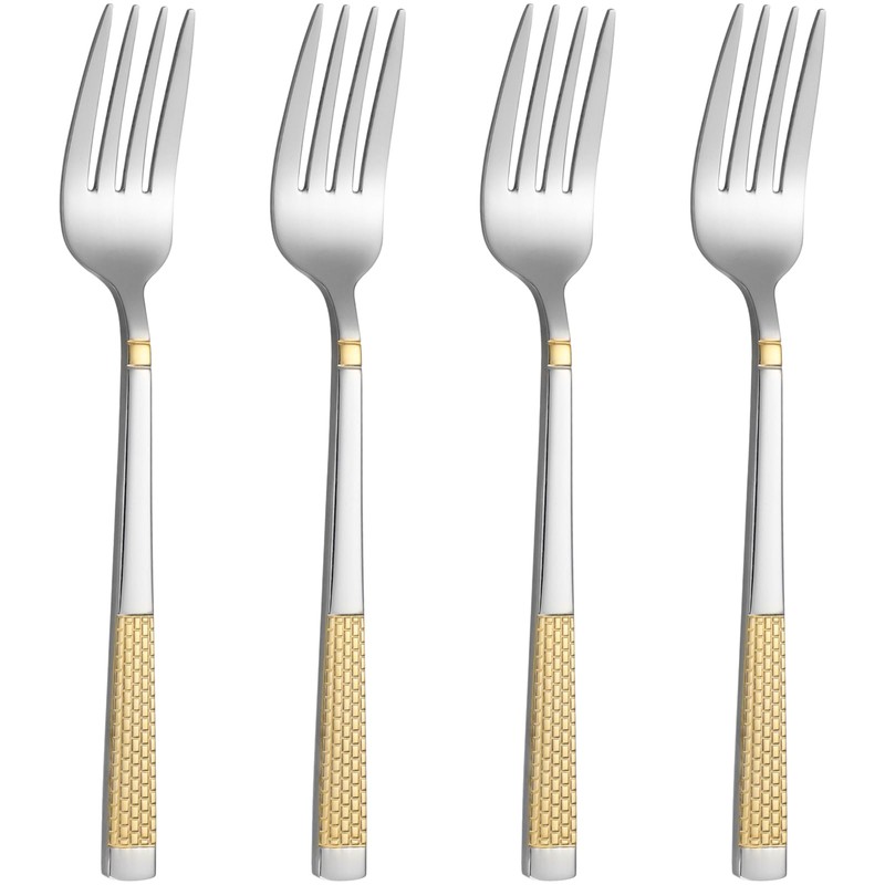 Dinner Forks Set of 4 Stainless Steel Salad Forks Silverware