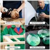 sourcing map 40pcs 800 Grit Sanding Sponge 5 Inch Hook