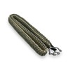 Paracord Cooler Strap:_White w/Red Green Print