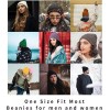 Unbranded 72 Pack Men Women Solid Black Warm Winter Beanies