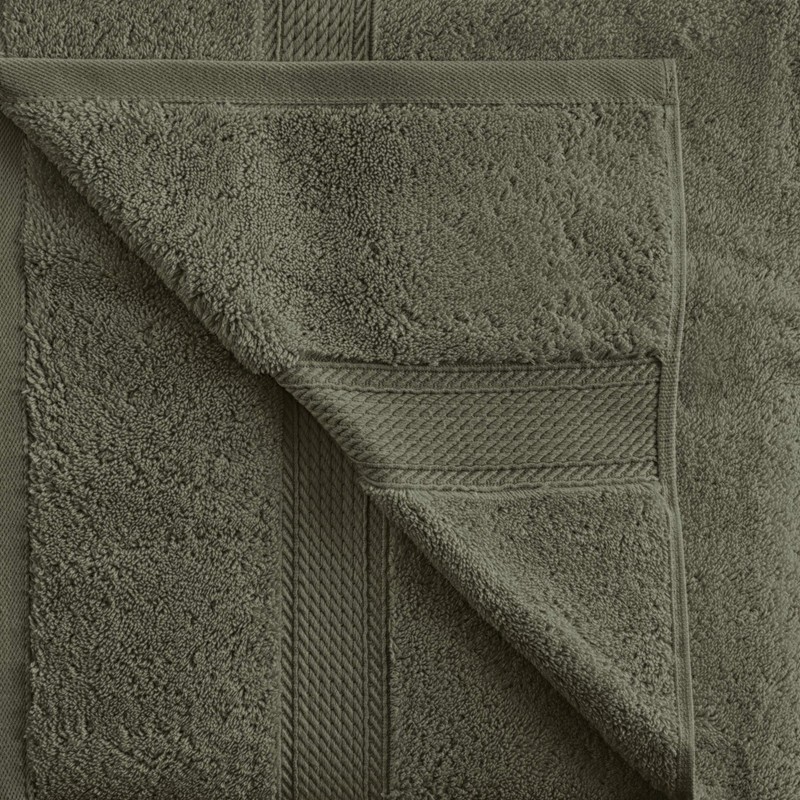 Superior Egyptian Cotton Solid Towel, 6-Piece, 6PC Set, Moss