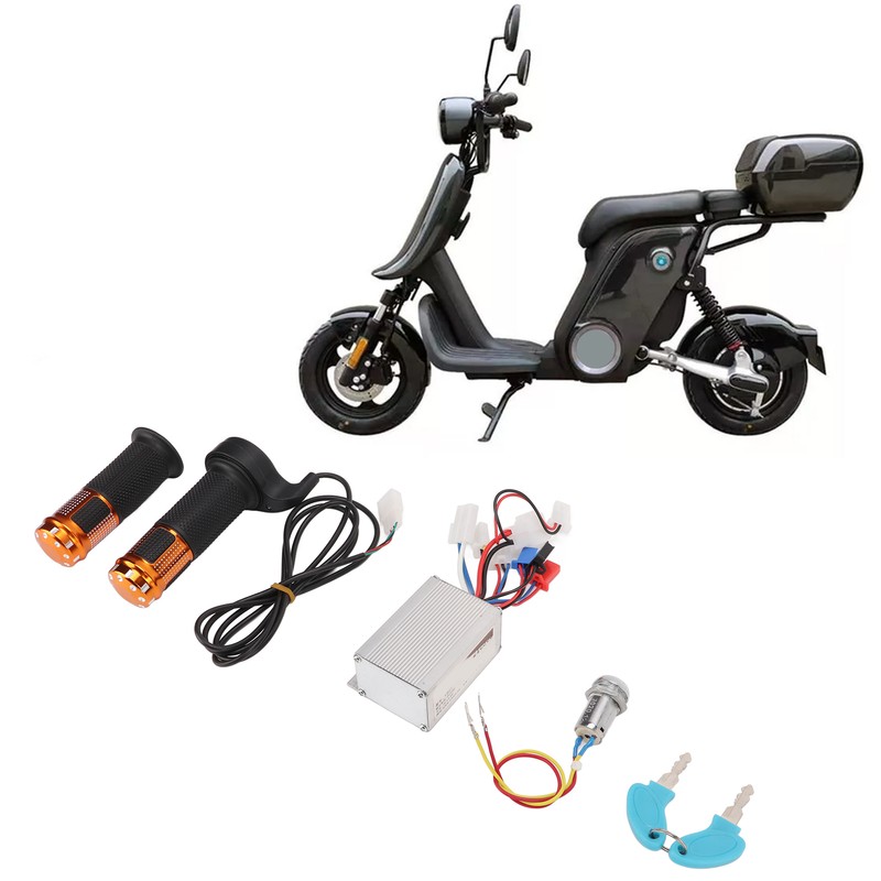 24V 250W Brushed Motor Speed Controller Throttle Grip Power Lock
