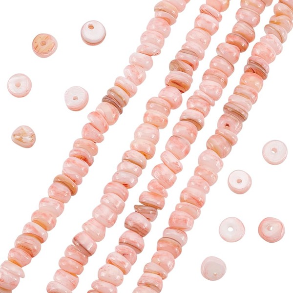 HOBBIESAY About 170Pcs Natural Cultured Freshwater Shell Beads Natural Shell