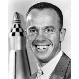 ALAN B. SHEPARD NASA ASTRONAUT APOLLO 14 MERCURY PORTRAIT 1960 8X10 PHOTO